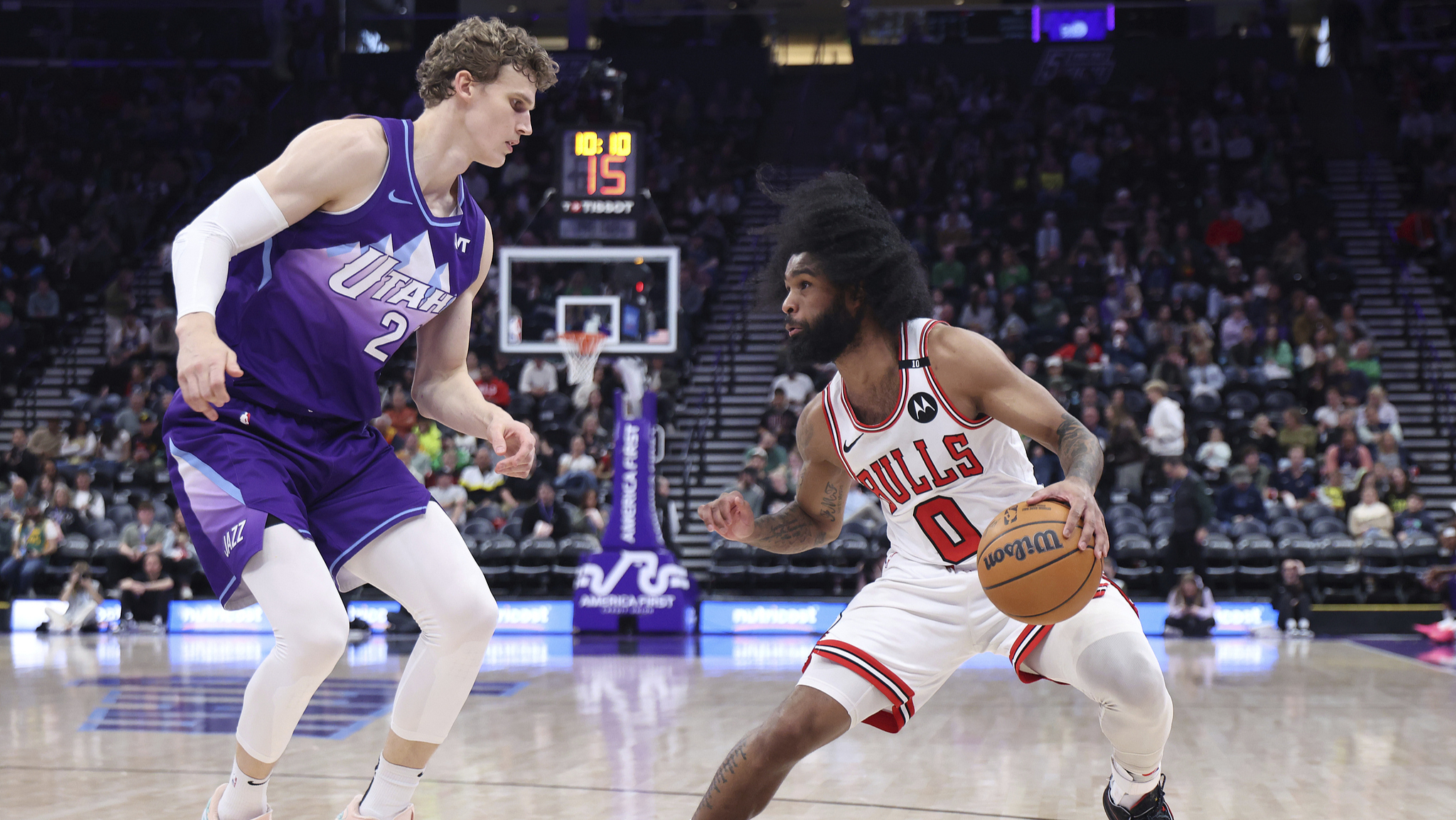 公牛复出首战，爵士状态火爆，威金斯成为焦点！